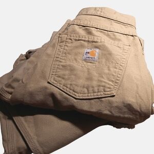 2 Pairs Mens Carhartt Flame Resistant FR Loose Fit Washed Duck Brown